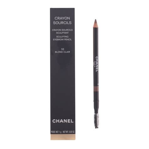 chanel eyebrow brush|chanel eyebrow pencil blond clair.